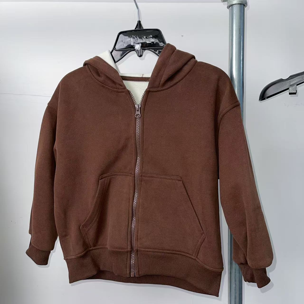 大童牛奶绒卫衣开衫卫裤儿童童装男童女童冬季新品