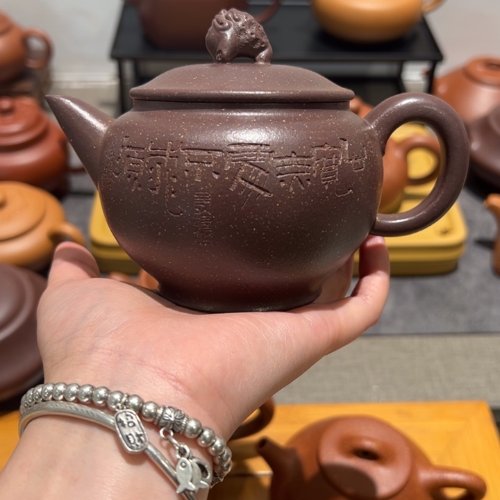 茶壶紫砂期*待宜兴紫砂壶金蝉