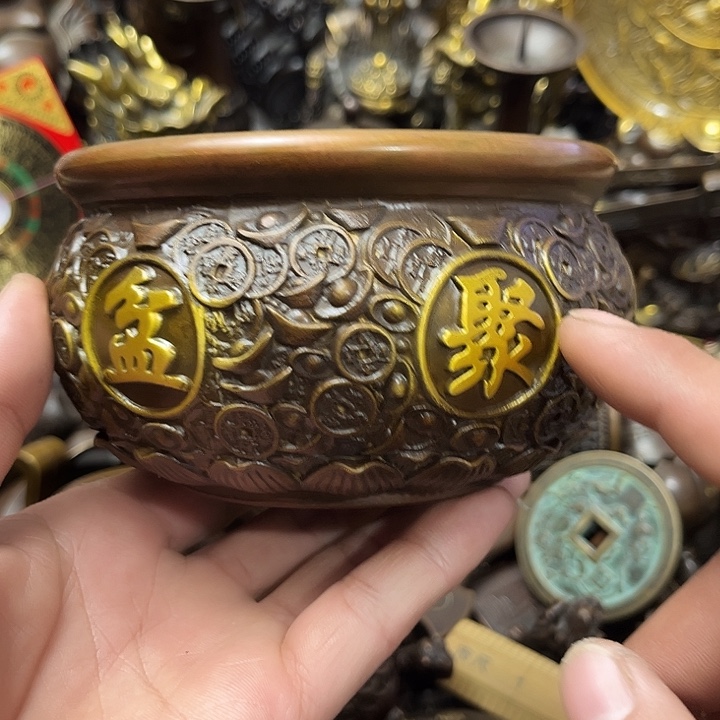 顺顺利利，铜器摆件