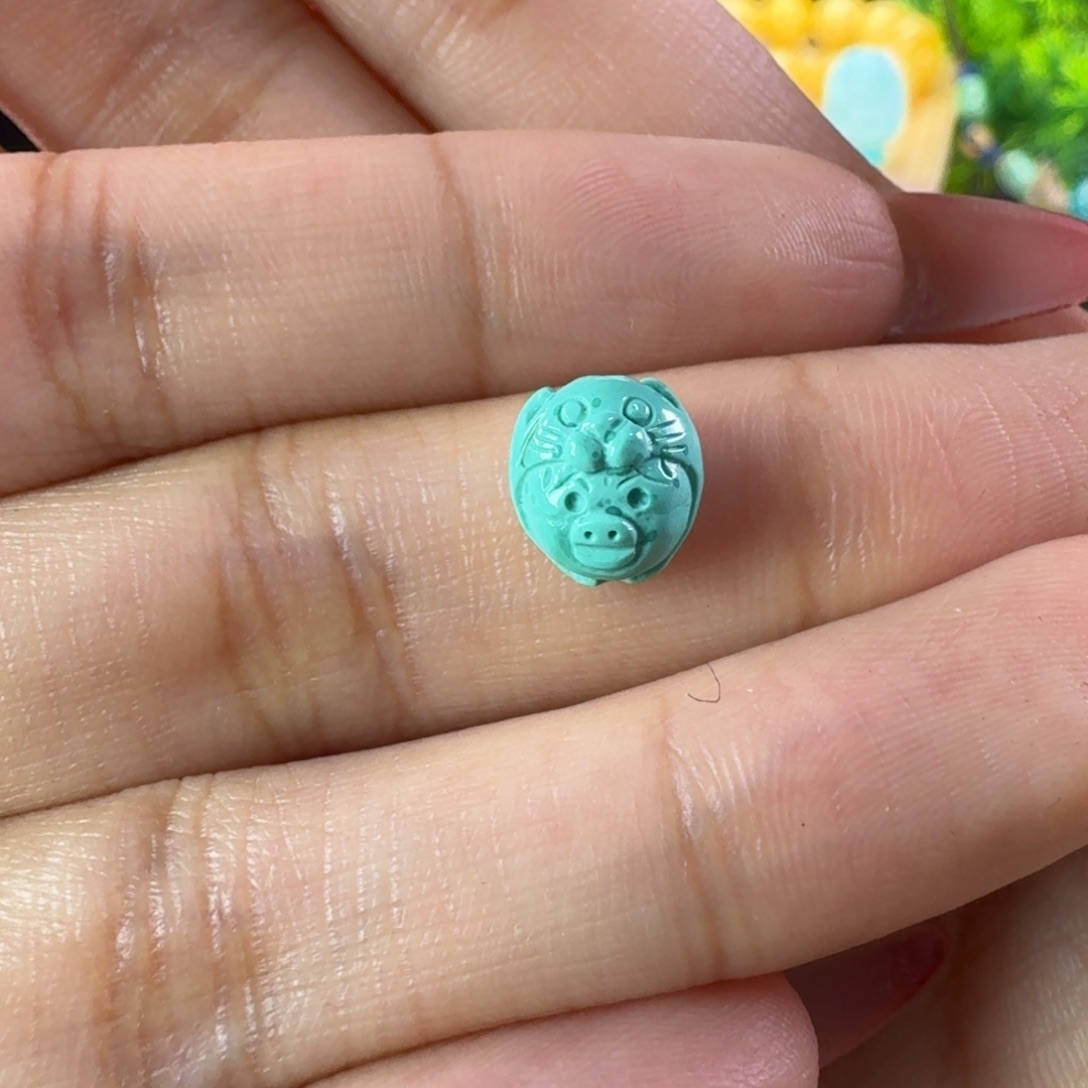 绿松石未镶嵌吊坠(不含链)