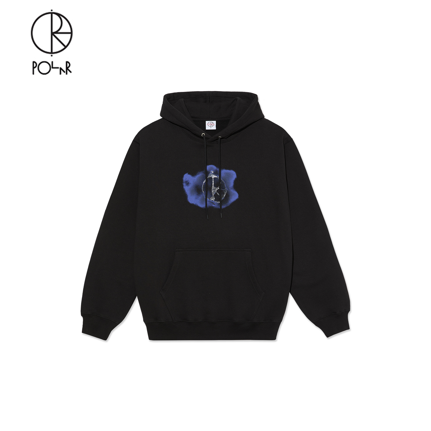 Polar Skate Co  Metal Logo Dave Hoodie趣味印花街头连帽衫男女