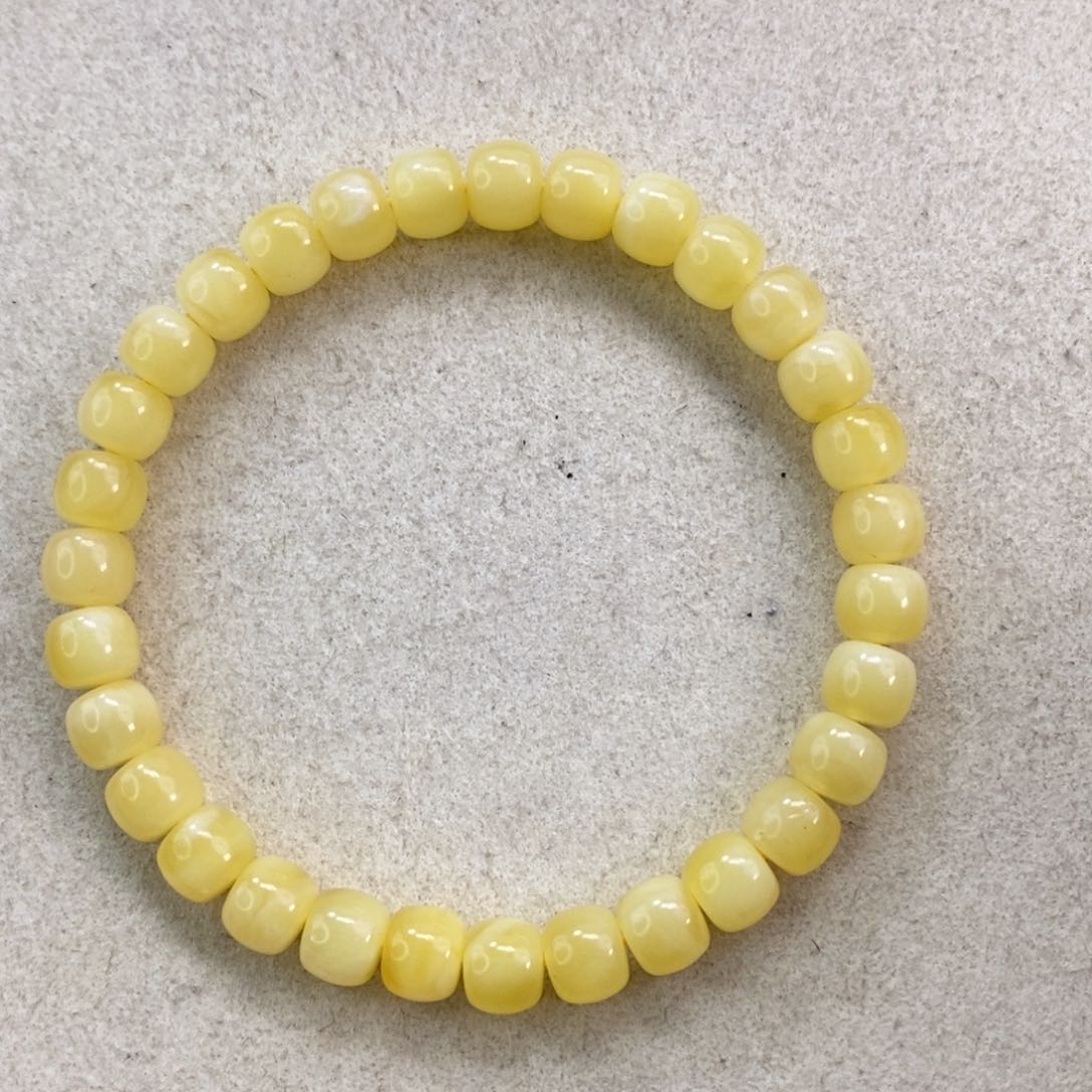 蜜蜡珠宝奇石未镶嵌7.1mm