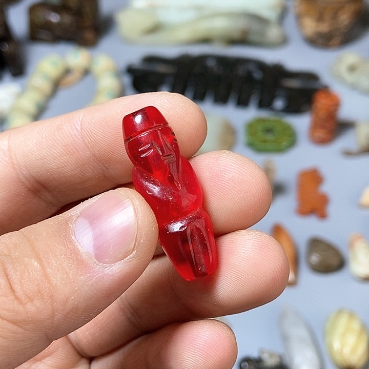 和田玉未镶嵌颈饰81