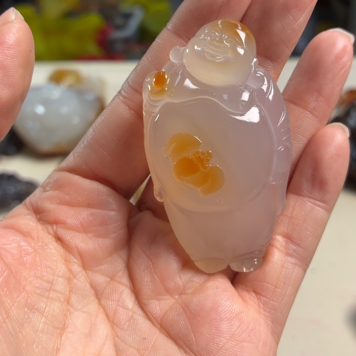 玛瑙/玉髓未镶嵌吊坠(不含链)
