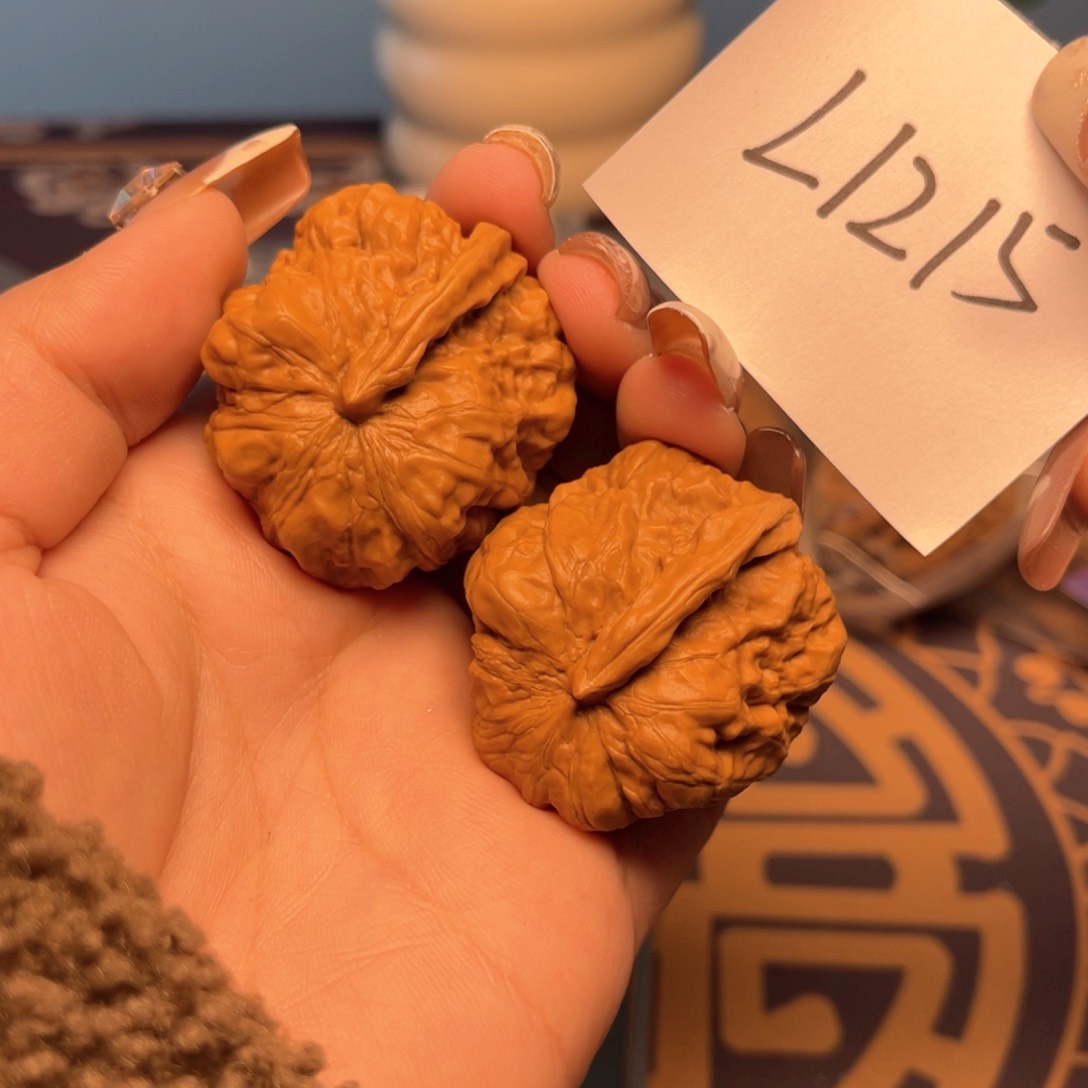 文玩核桃把件一帆风顺40