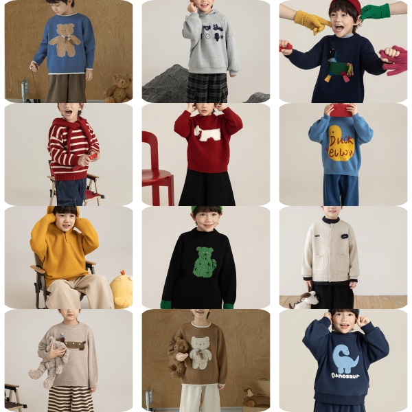 【幼悠男童冬款双十一爆品】锁温保暖百搭时尚汉服毛衣 MY301