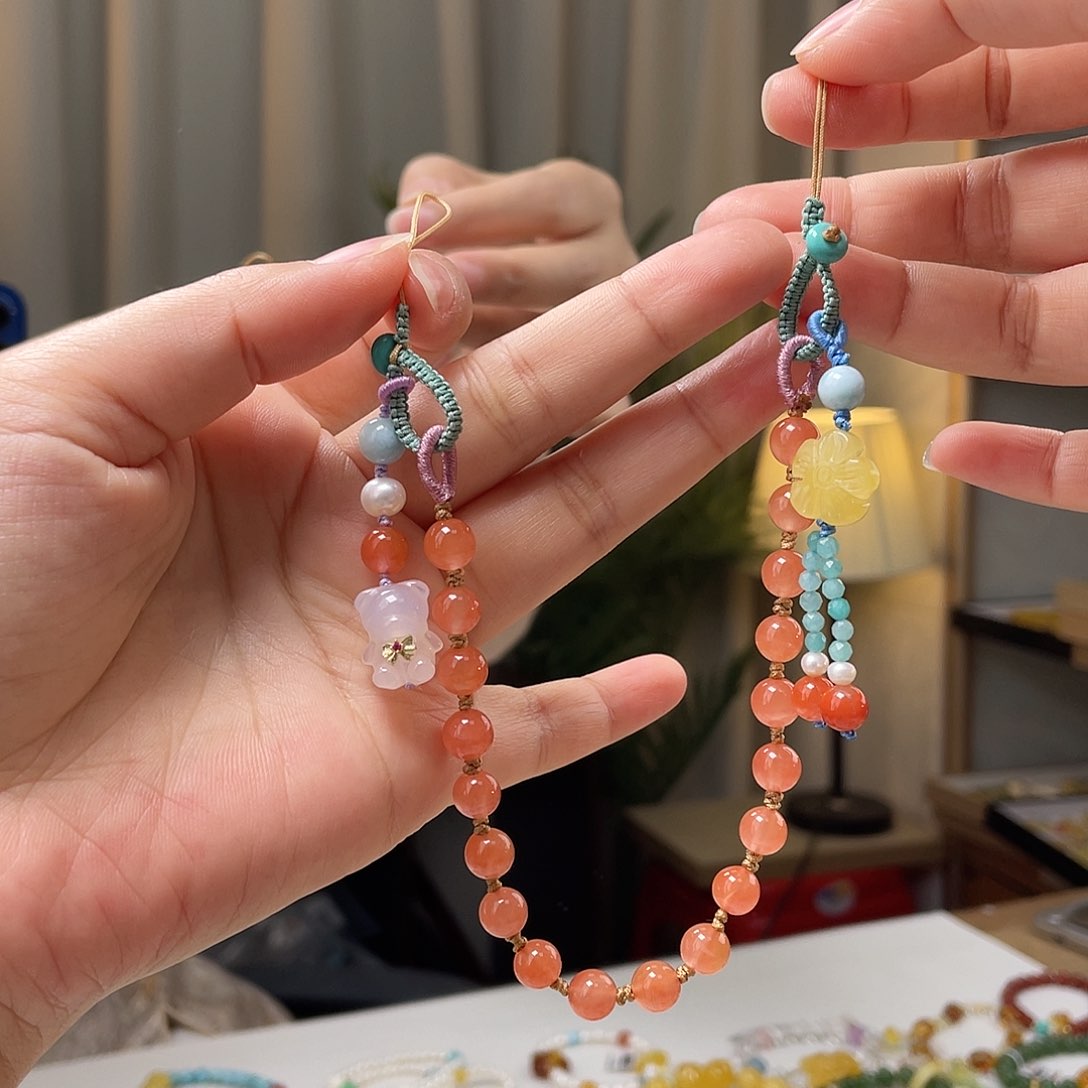 琥珀手链未镶嵌蜜蜡手链