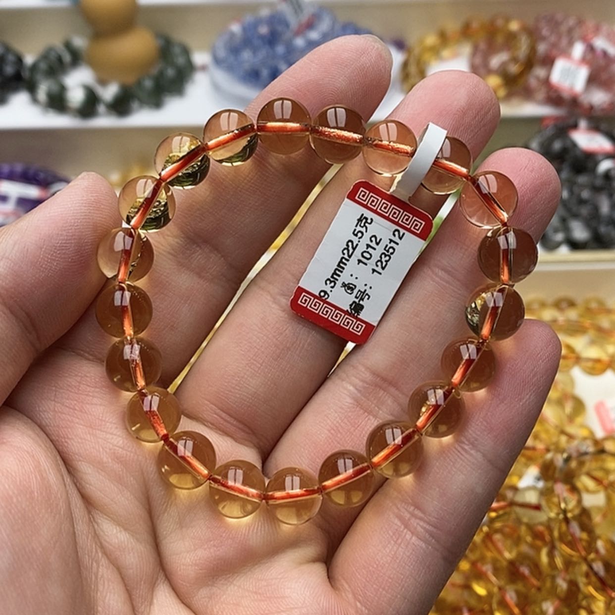 【闪购商品】黄晶手链未镶嵌黄水晶