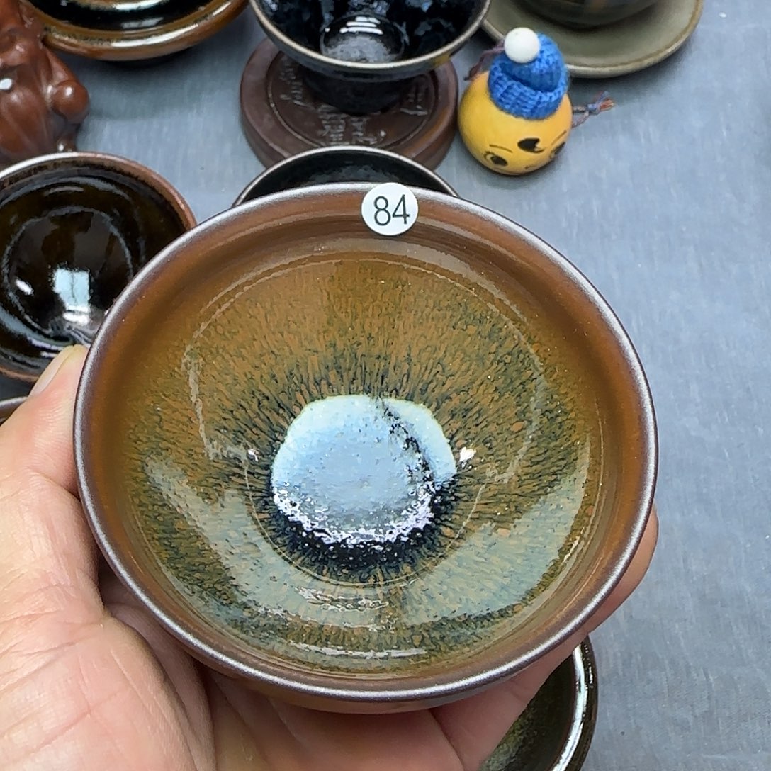 沙***洲茶盏印春堂柴烧建盏