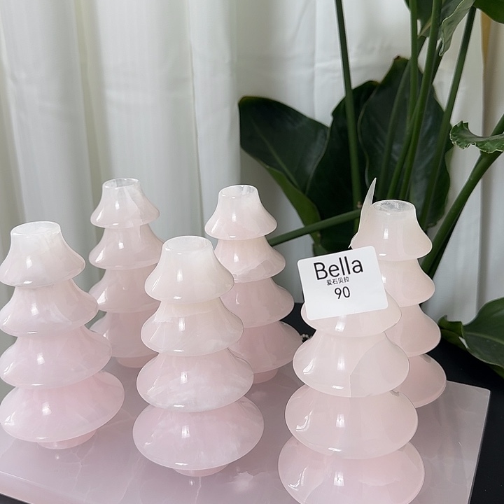 石材圣诞树花瓶香薰摆件