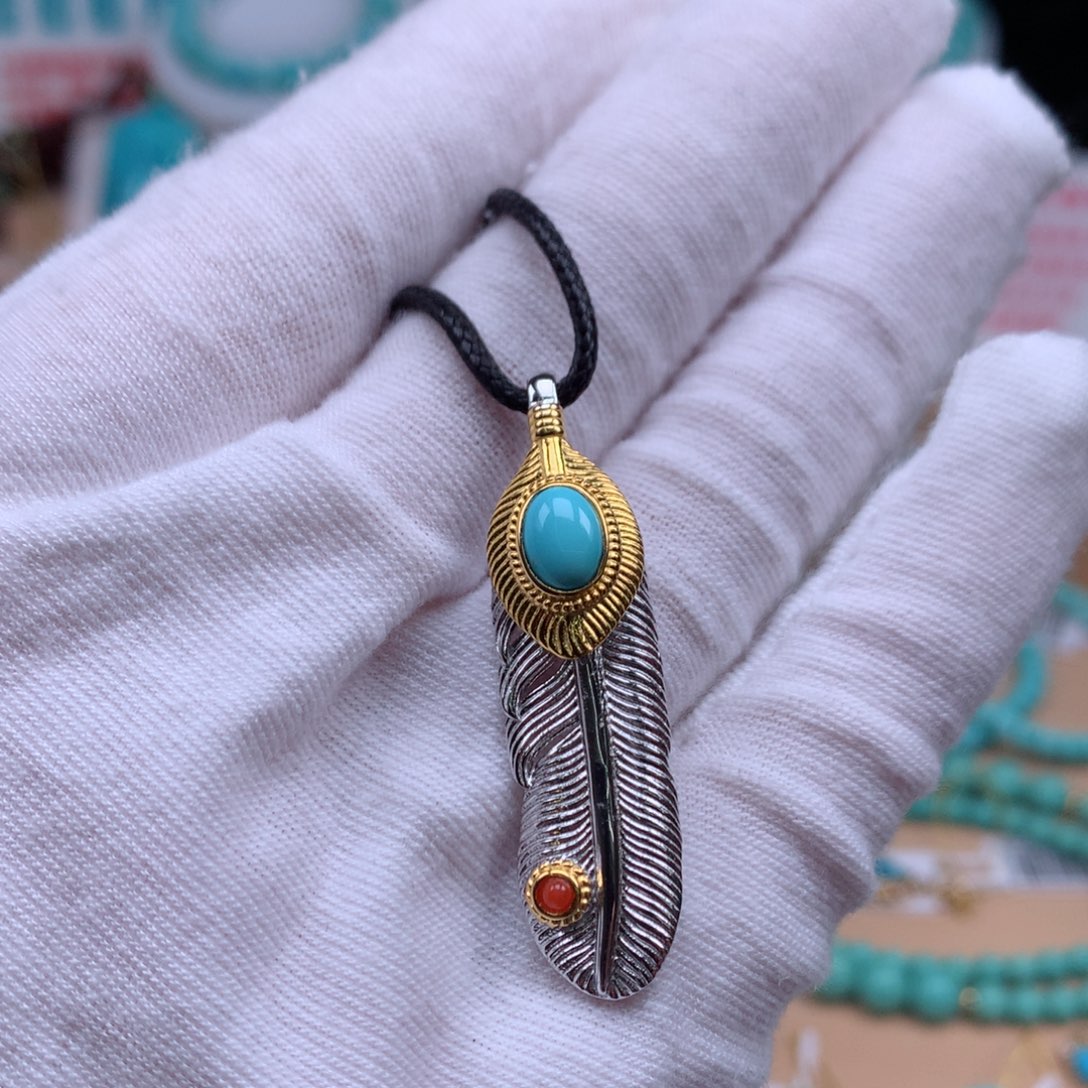 绿松石银S925镶嵌珠宝奇石