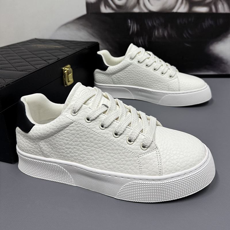 大码男鞋47时尚休闲小白鞋48低帮软底软面板鞋49加肥加大百搭鞋子