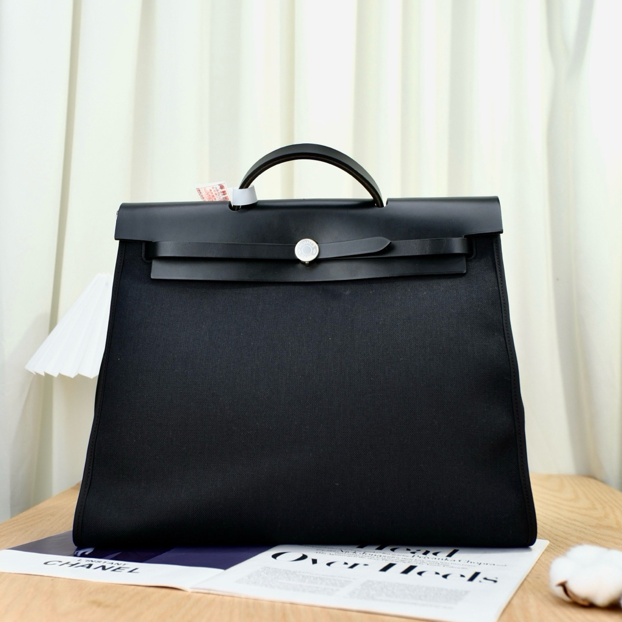 99新 Hermes/爱马仕 8269 爱马仕Herbag 39 黑色胸针