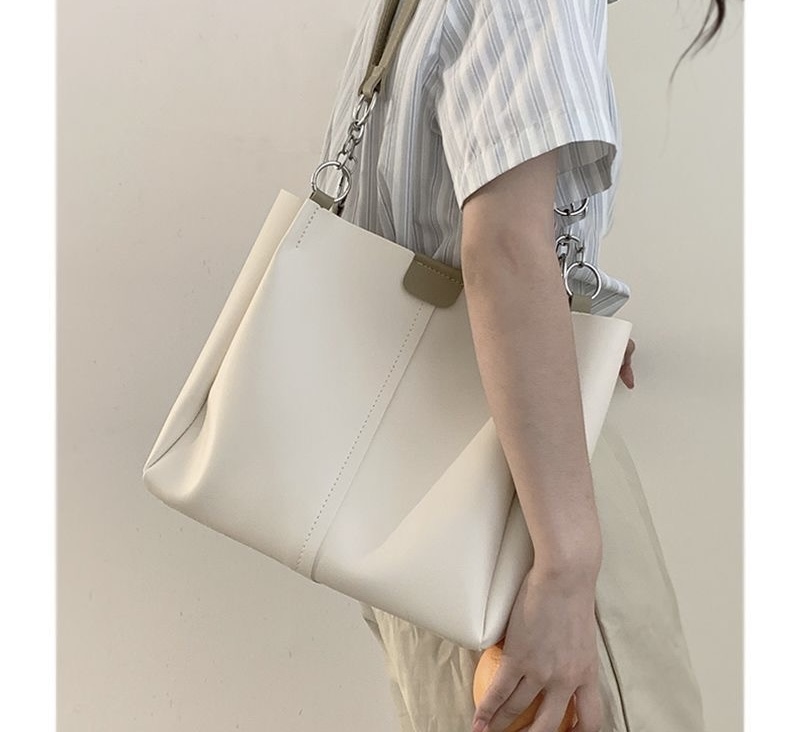 新款印花托特百搭休闲秋冬包包     H464