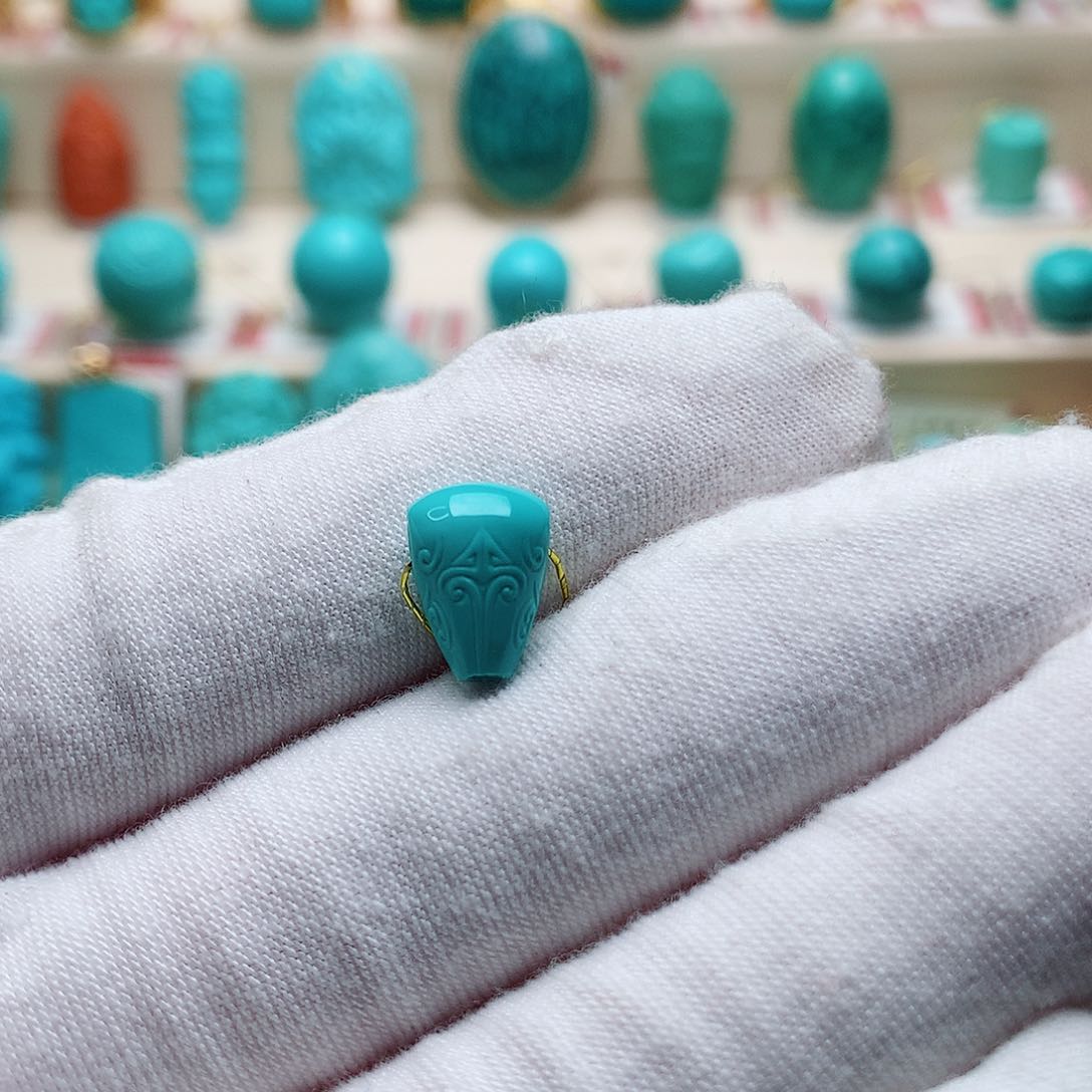 绿松石珠宝奇石未镶嵌