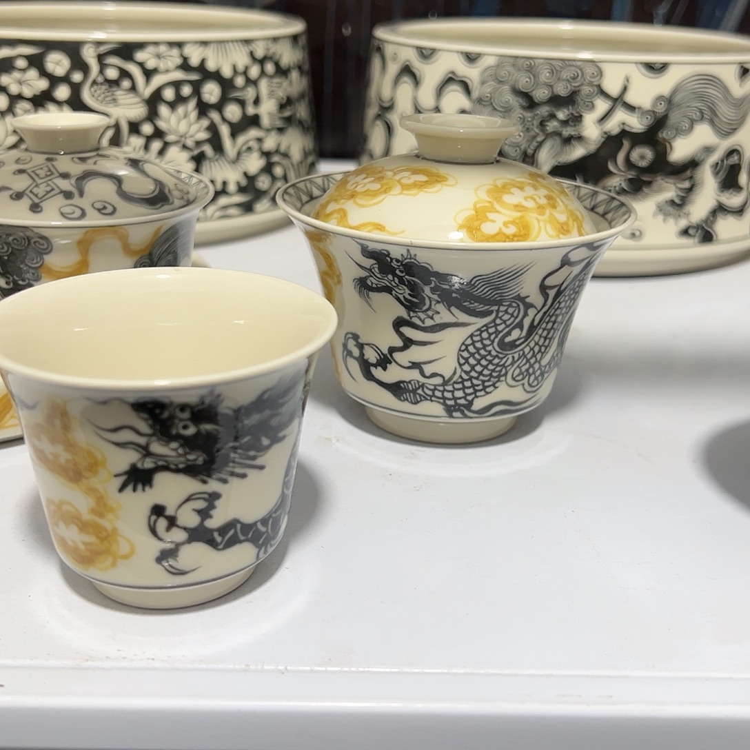 隐***）陶摆件景德镇手工手绘 陶瓷 