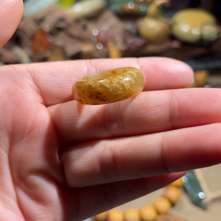 岫玉戒圈（18.2）未镶嵌