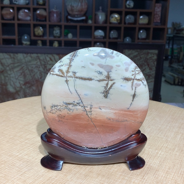 ，广西国画石摆件，收藏观赏送礼