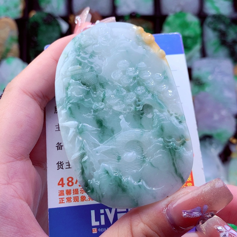 【闪购商品】翡翠颈饰未镶嵌挂件