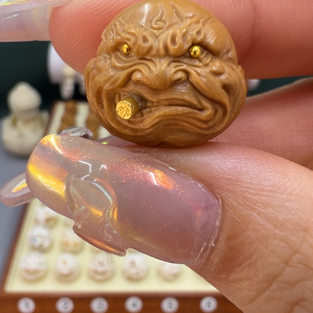 猴头核桃吊坠单颗