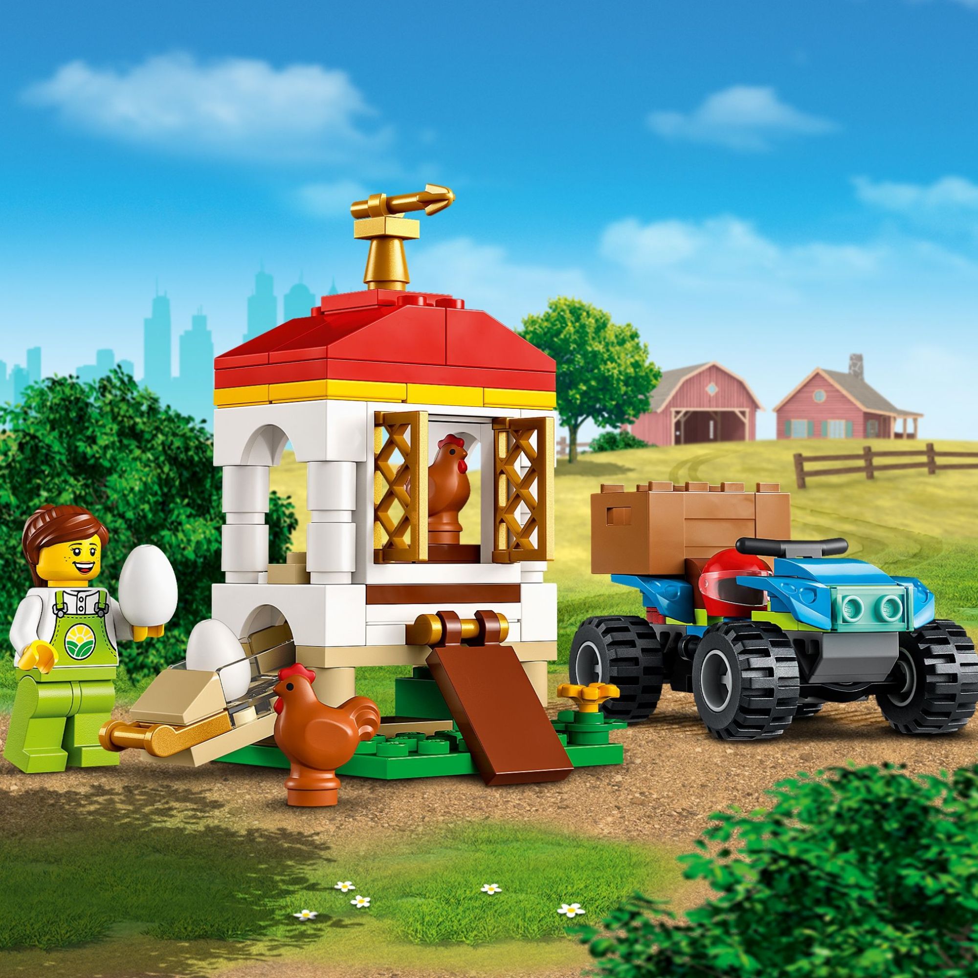 60344欢乐鸡舍积木拼装