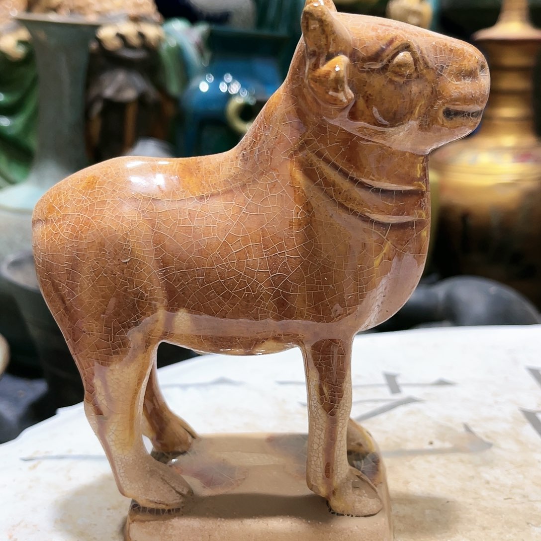 瓦当摆件摆件茶的茶包陶瓷