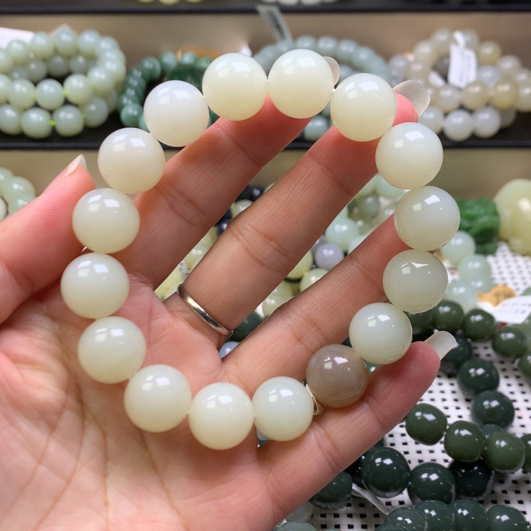 和田玉手链未镶嵌