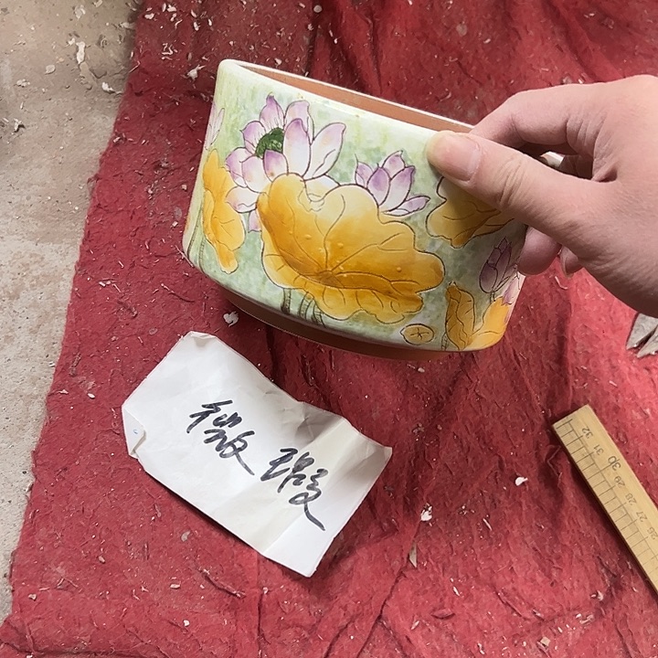 景德镇手绘花盆性价比超高