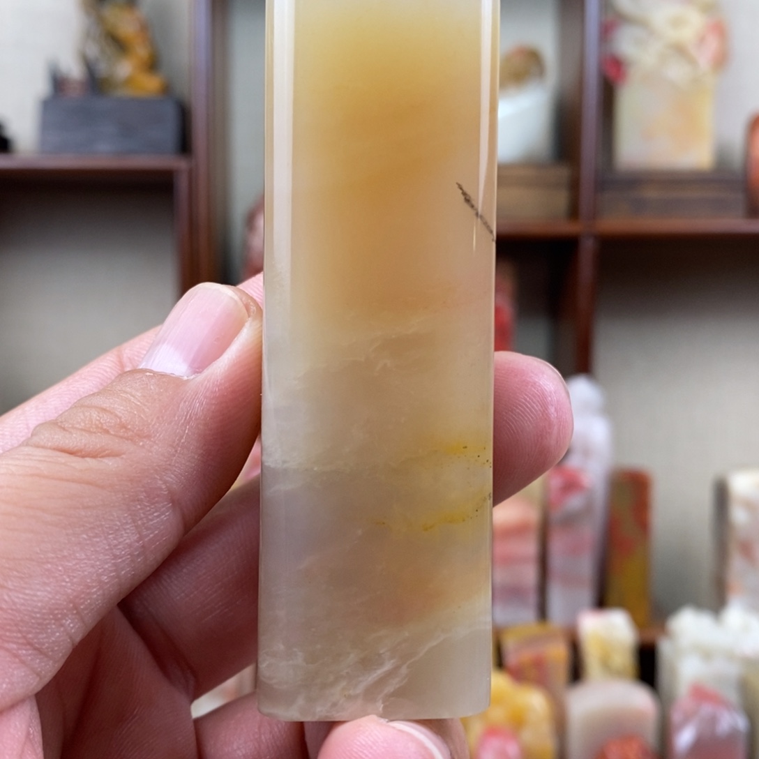 巴林石印石巴林石精品素章