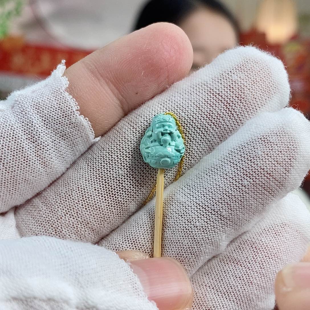 绿松石珠宝奇石未镶嵌