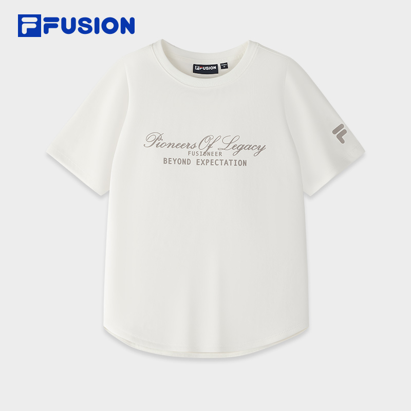 斐乐女款春季宽松休闲运动T恤针织短袖衫T11W525103F