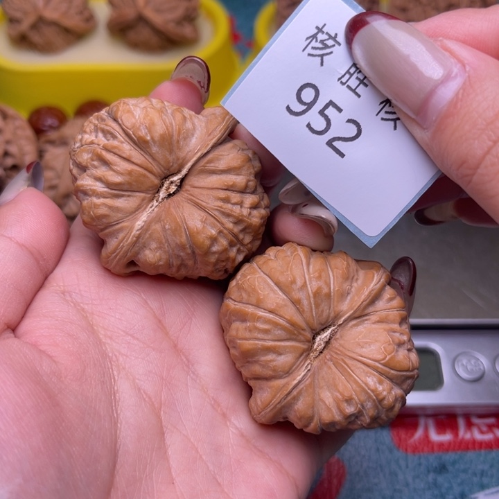 文玩核桃把件南瓜墩42.952