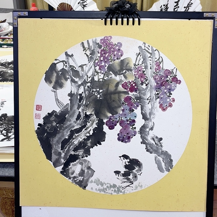 国画张圣敏先生纯手绘作品