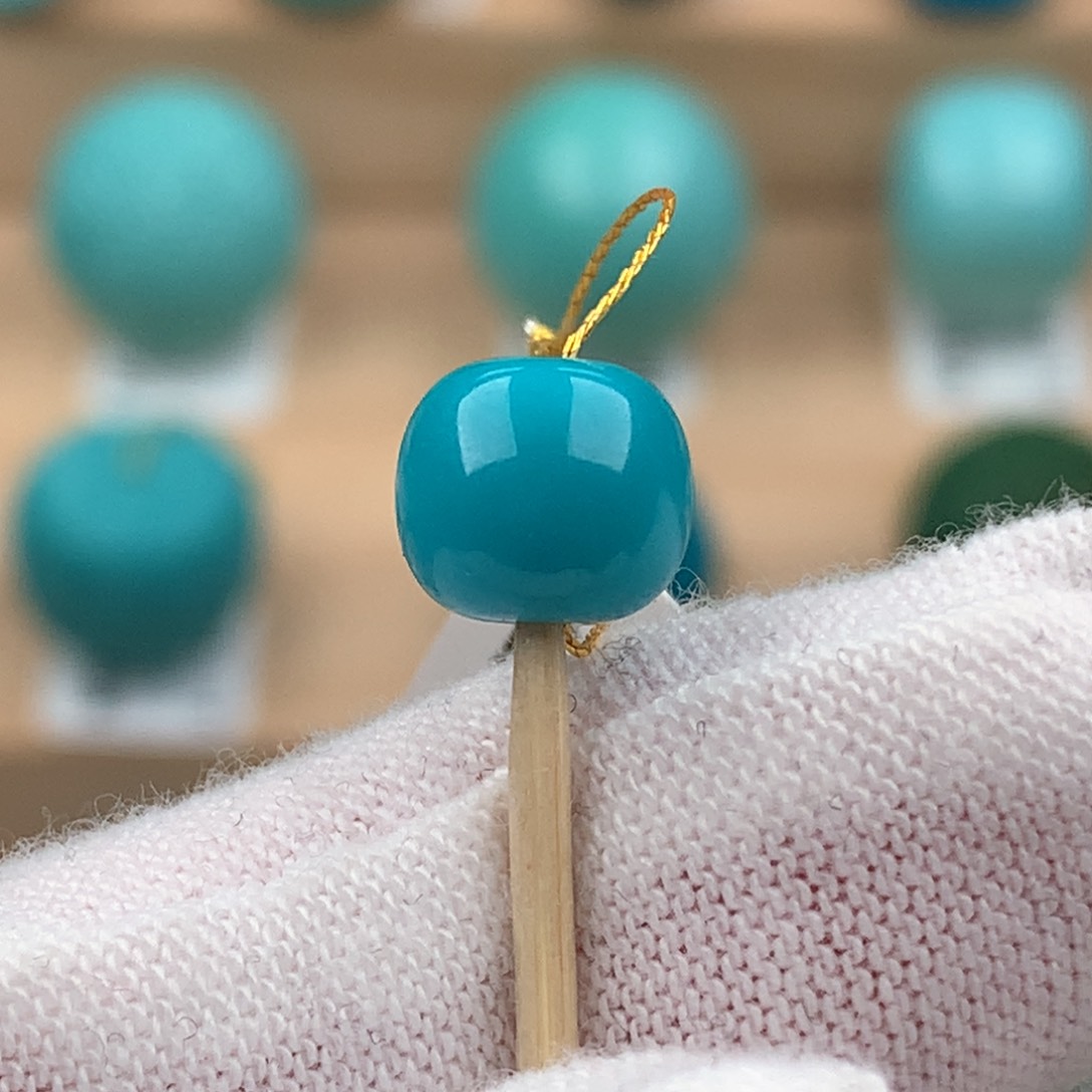 绿松石配饰未镶嵌卡8*7.3