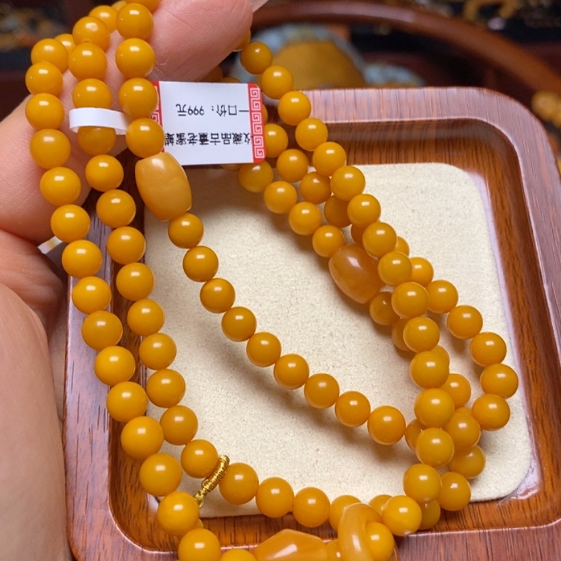 【闪购商品】蜜蜡手链未镶嵌手串