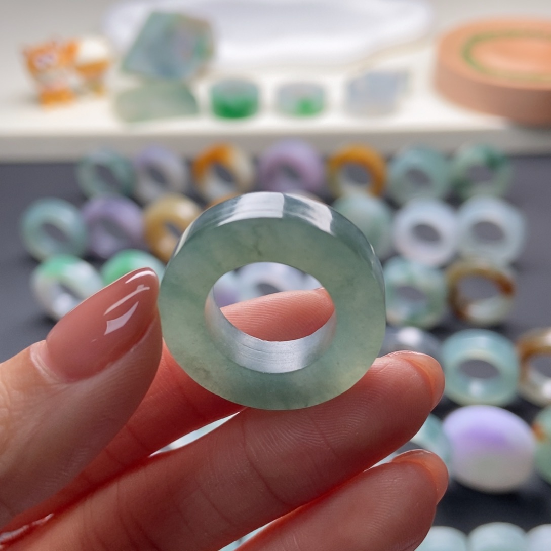 定制翡翠未镶嵌定制6.5-14