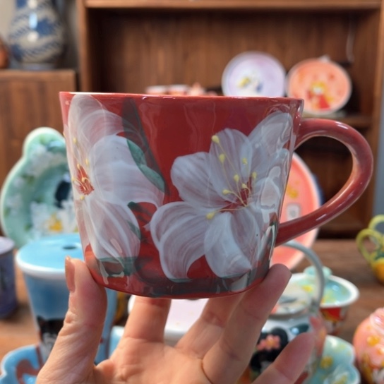 瓶景德镇釉下手绘陶瓷