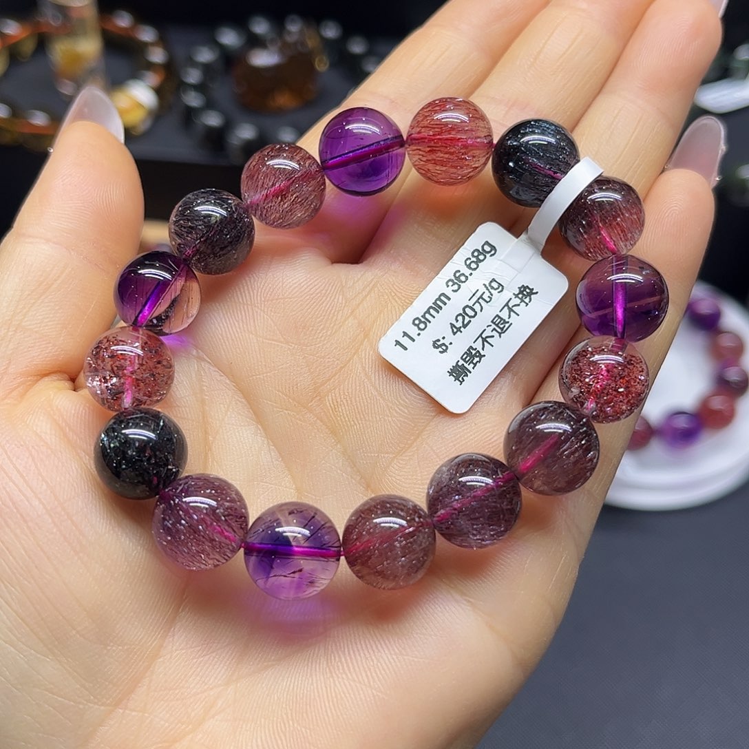 水晶手链未镶嵌天然水晶