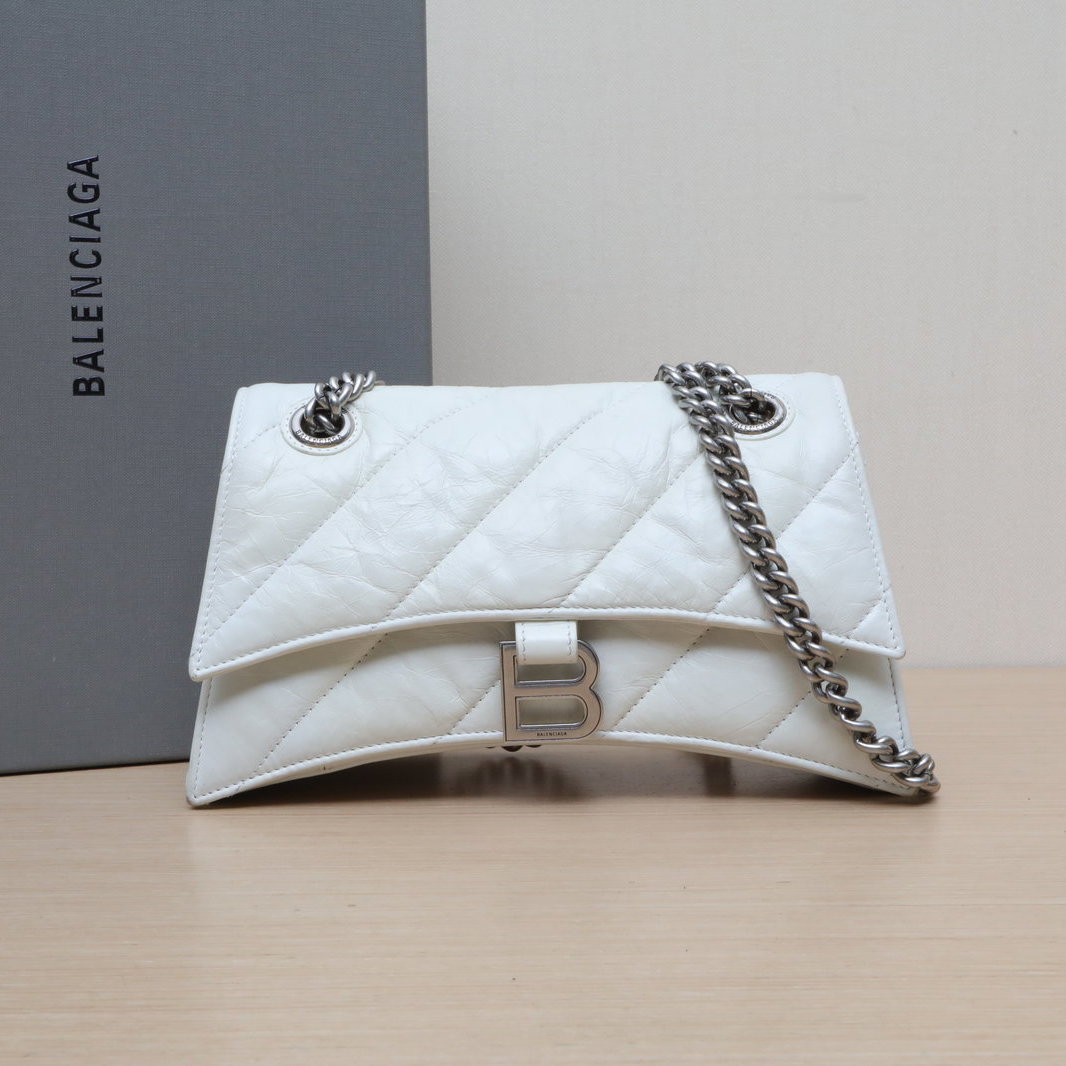 95新 Balenciaga/巴黎世家 【娇】沙漏 手提单肩包皮革C 705138