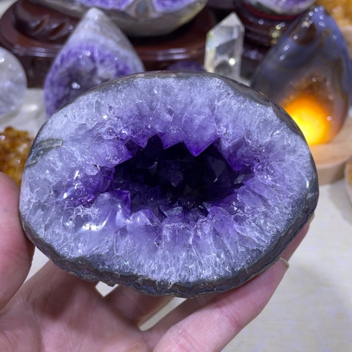 紫晶钱袋子未镶嵌