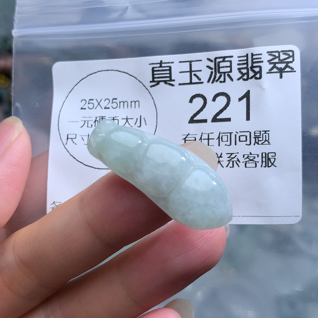 翡翠未镶嵌颈饰221。