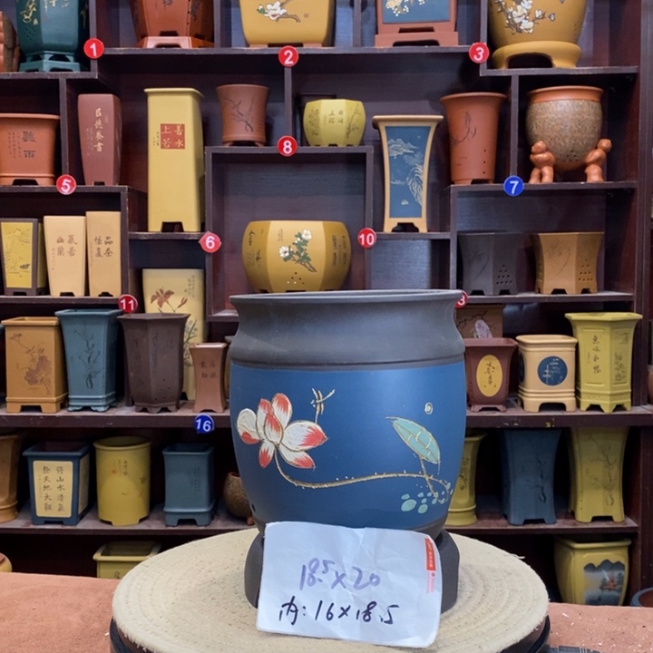 紫砂花盆紫砂花盆