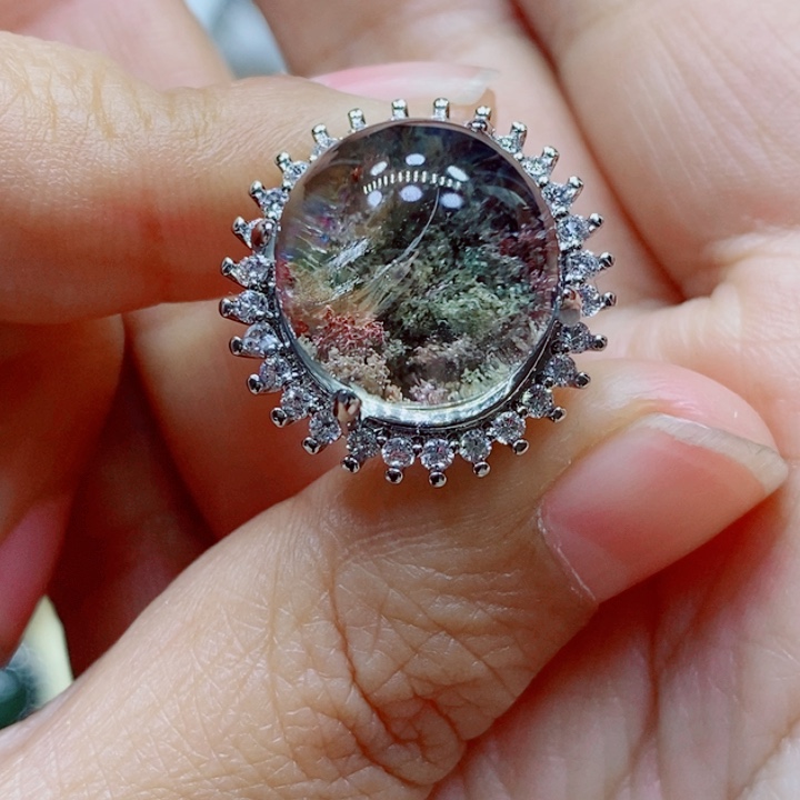 水晶戒指未镶嵌水晶