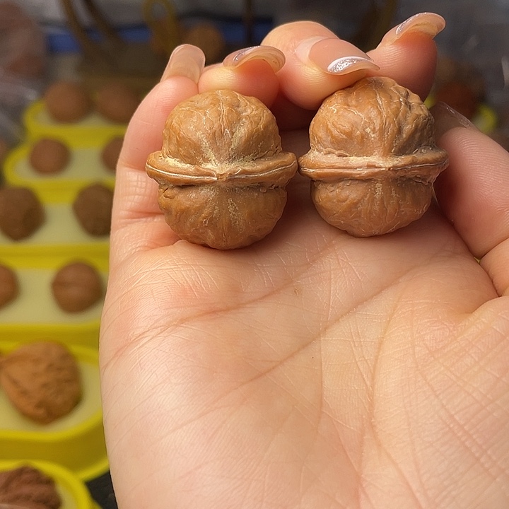 吊坠文玩核桃宽边元宝