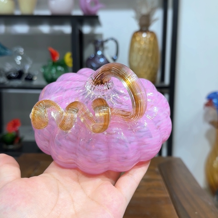 琉璃金红南瓜直径13