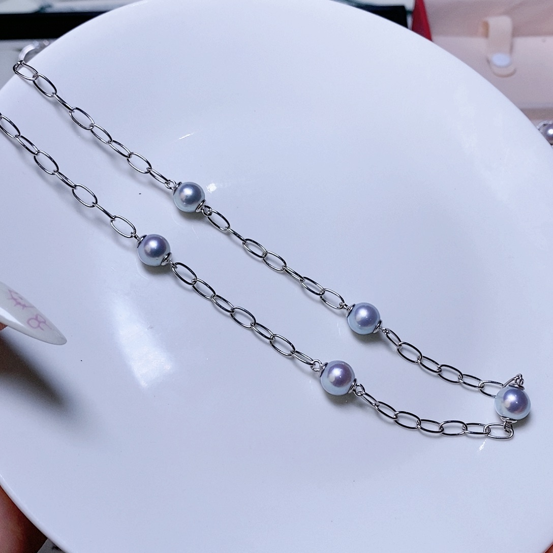 海水珍珠耳饰银S925镶嵌