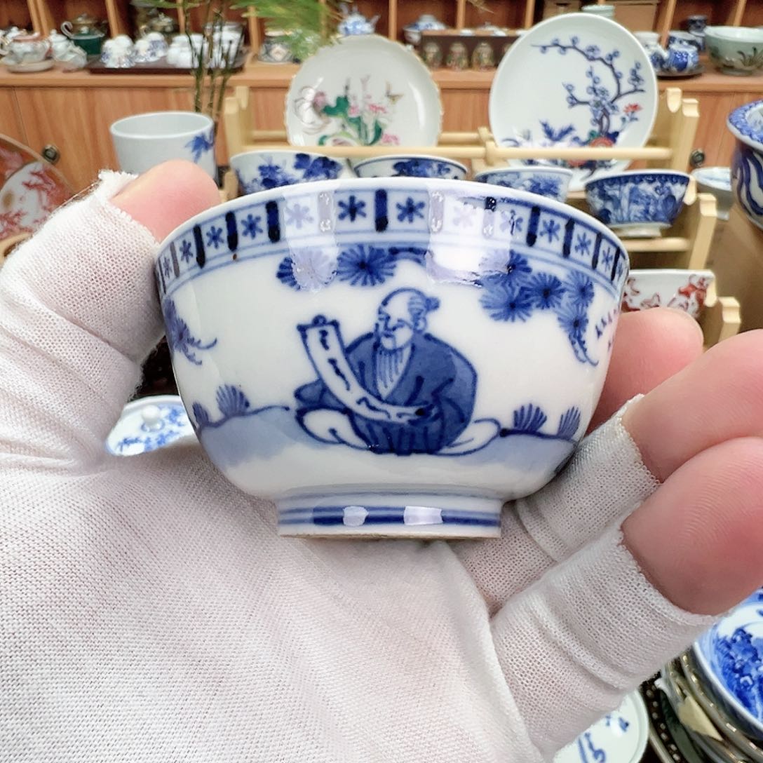 柴窑茶具茶壶茶杯湖東