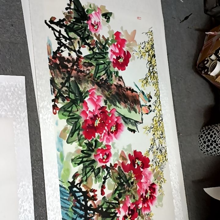 双***双国画吉祥如意，万事亨通