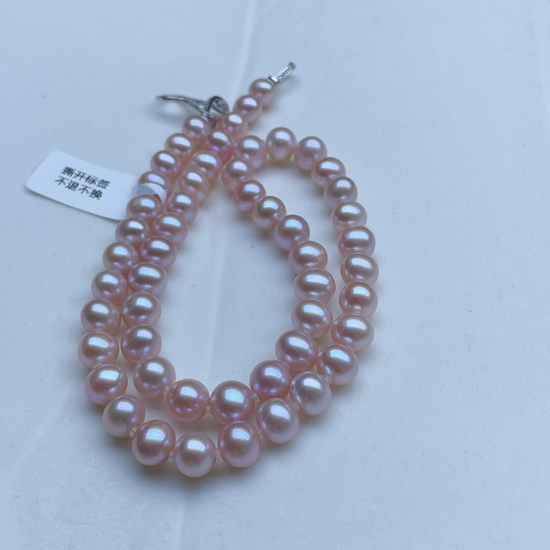 淡水珍珠颈饰银S925镶嵌