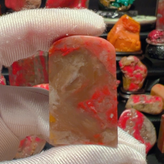 昌化鸡血石精品方章